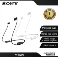 SONY WI-C200 Wireless In-ear Stereo Earphones Bluetooth 5.0 Sport Earbuds Magnetic Headset Handsfree