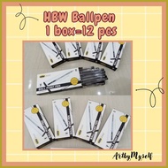 ● ✶ ✁ HBW ballpen 1 box 12 pcs