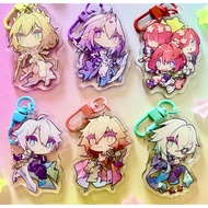 Honkai Star Rail Amphoreus Charms - Aglaea, Anaxa, Castorice, Mydei, Phainon, Tribbie - Acrylic Keyc