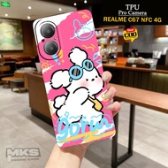 HP REALME C67 NFC Case - CUTE PUPPY Motif - Mobile Phone Case - REALME C67 NFC Softcase - Case REALM
