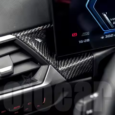 oiomotors High Quality Dry Carbon Interior Air Vent Trim for BMW G80 G81 LCI M3 G82 LCI M4 G20 LCI 3