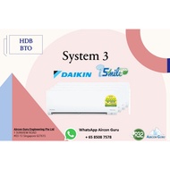 {Aircon Guru} Daikin I-Smile Eco Series System 3 - 5 Ticks(BUILT IN WIFI)