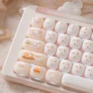 【Keycap Only】Burger Kitten Keycap PC Glossy Surface 119 Keys MOG Profile For Cherry MX Switch Mechan