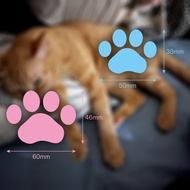 XIII _ Cute Cat Footprint Cat Palm Footprint Car Sticker