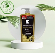 Dầu Gội/ Tắm Gội Romano Hương Nước Hoa 900g – Sạch Gàu Thơm Lâu Phong Độ Nam Giới