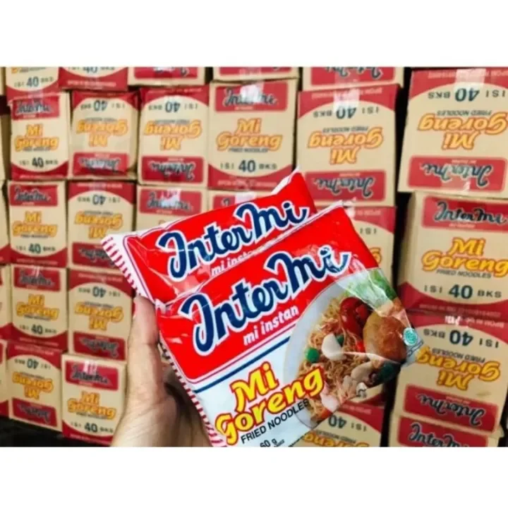 INTERMIE Mi Goreng 60gr harga 1dus-mie instan intermie goreng 1 dus isi 40 bungkus/ mie instan inter