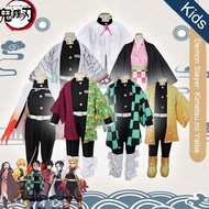 Demon Slayer: Kimetsu No Yaiba Kamado Nezuko Kids Cosplay Costume Kimono Robes
