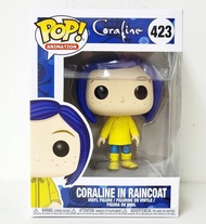 Funko pop Coraline in Raincoat 423# New Arrivals in 2024 Action Figure Toys Collection Dolls Gifts