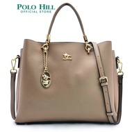 POLO HILL Ladies Preciosa Handbag PHT-HB2055 (Black/Brown)