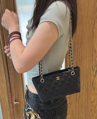 全新包郵Chanel香奈兒25C Mini Tote 黑金款