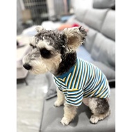 dog costume dog accessories Puppy Striped Chai Dog Bichon Bichon Dog Clothes