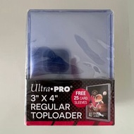 Ultra Pro 3” x 4” 35pt Card Toploader with Sleeves 硬卡套 連 保護套 足球卡 籃球卡 Pokemon