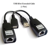 USB RJ45 EXTENSION ADAPTER USB LAN EXTENDER RJ45 Connector USB to RJ45