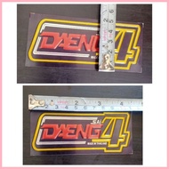 ◐ △ ▫ AUN / Daeng Sai 4 Emblem for Pipe alloy /pressed