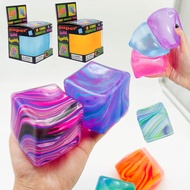 NeeDoh Nice Ice Baby - Small Squishy Cube Fidget Toy for Kids Sensory Fidgets Anxiety Relief Toys