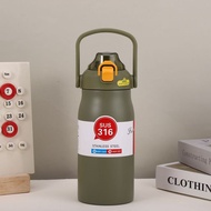 กระติกน้ำ สแตนเลสเกรด 316 กระบอกน้ำเก็บอุณหภูมิ 1500ml 1700ml 1800mL ขวดน้ำสแตนเลส เก็บอุณหภูมิ ได้ย
