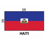 Haiti Flag 3x5ft, Bendera Haiti 3x5ft, Polyester