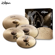 Zildjian® KS5791 K Sweet Cymbal Pack ชุดฉาบ 4 ชิ้น ให้โทนเสียงดุดัน ดาร์ค ตอบสนองการเล่นของมือกลองได