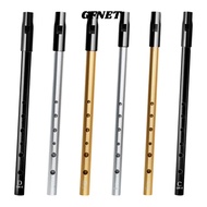 GFNET Aluminum Tin Whistle, 6 Holes Rich Tone Irish Whistle Flute, Traditional C/D Key Easy-to-learn