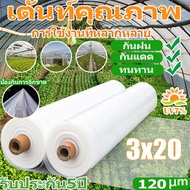 ฟิล์มเรือนกระจกใสสำหรับเกษตรกรรม หนา 120/150 ไมครอน พร้อมสารกันUV