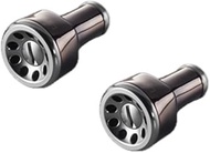 LIVRE 5385 Fortessimo Knob Single Item (Set of 2), Common to Shimano and Daiwa Brown (IP) & Titanium
