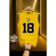 Singlet / men's t-shirt newspaper t-shirt garafis gym running sports S--7XL over size sleeveless adu