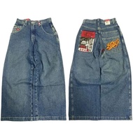 y2k jeans baggy jeans men y2k Cross-Border E-Commerce Y2K Harajuku Loose Jeans Men JNCO Retro Hip-Ho