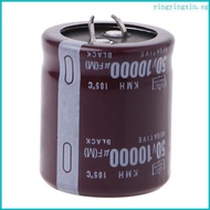 YIN 10000uF 50V 105°C Power Electrolytic Capacitor Snap Fit