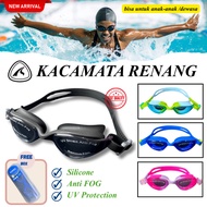 Goggles Swimming KANSA  Kids Anti fog Waterproof Girl Boy Pool Beach Training Children 泳镜