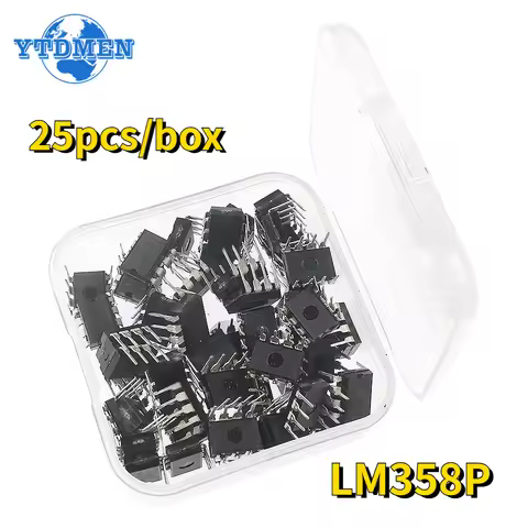 25pcs/box LM358P DIP8 Operational Amplifier LM358 IC Chip Integrated Circuits Kit