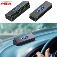 Ford Car Temporary Parking Card Luminous Phone Number Card Plate Sticker For Ford Ranger Raptor T6 T