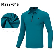 PGM เสื้อเล่นกอล์ฟแขนยาวสำหรับผู้ชายเสื้อกล้ามเล่นกีฬาการบุซับในชุดกีฬาฤดูใบไม้ร่วงฤดูหนาว M23YF015ย