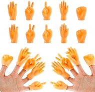 Tiny Hands for Fingers 10 Pcs Tiny Hands Premium Rubber Little Tiny Finger Hands Cute Mini Hand Puppet Finger Puppets