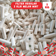 Gabus busa Filter regular 2 Klik melon + mint 1 Kg