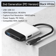 Hagibis | Hagibis Video Capture Card Portable TV Dock For Switch1/2/OLED/NS2 Live Streaming Gaming L