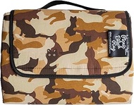 GENIAL Picnic Beach Rug Cat Camouflage, Leisure Sheet, Thick, Large, 78.7 x 59.1 inches (200 x 150 c