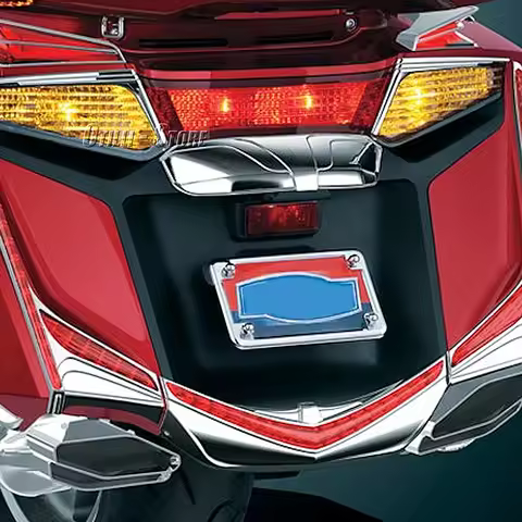 Motorcycle Accessories Chrome For Honda Gold wing Goldwing GL 1800 GL1800 F6B 2012-2017 Rear License