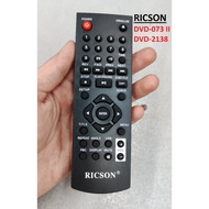 (ORIGINAL) Ricson Dvd Player DVD-073 II / DVD-2138 / DVD-075 / DVD-069 / DVD-K25 Remote Control