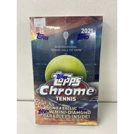 2021 Topps Chrome Tennis Trading Cards Hobby Box