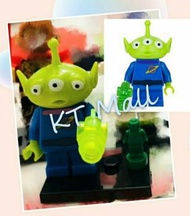包郵 三眼仔 Little Green Men 積木 人仔 擺設 Figure