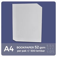 kertas bookpaper | A4 | 52 gr | 1 rim | imperial | book paper | novel