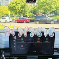 XO Set of 4 cute spring butterfly models to decorate car dashboards, cars, screen top stickers, gift