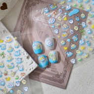 Nail art stickers Usagi5D The planner comes with self-adhesive cute little bear nail stickers and je