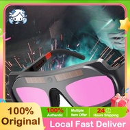 Auto Darkening Welding Glasses Solar-Powered, Adjustable Shade 6-13, UV/IR Protection