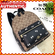 Tas Ransel Coach Disney Charlie Backpack Wanita Original Branded