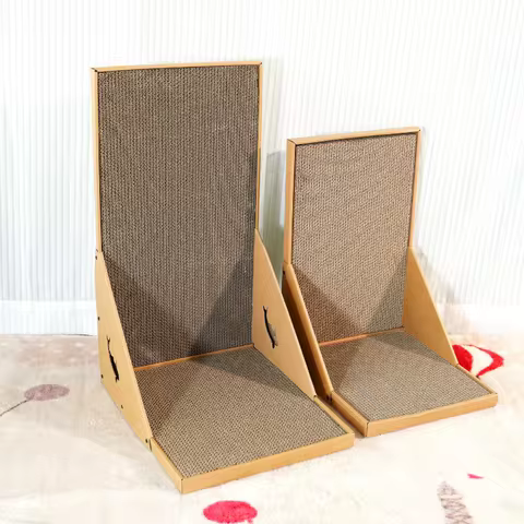 Cat scratching post, vertical cat scratching post for indoor cats, L-shaped cat wall scratching post