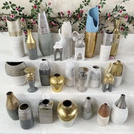 European Entry Lux Electroplating Vase Ceramic Crafts Vase Ornaments Floor Vase Modern Minimalist
