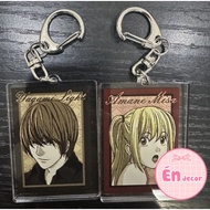 Anime DEATH NOTE keychain souvenir keychain transparent acrylic keychain En decor printing factory