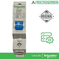 Schneider Mcb Pln Head biru C32N 1P 6A 10A 16A Cl6 Cl10 Cl16