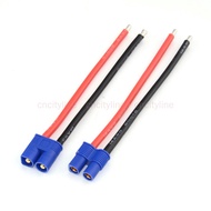 2pcs EC3 Plug Male + Female Connector 100mm Wire 14AWG Cable for RC Lipo Battery Quadcopter